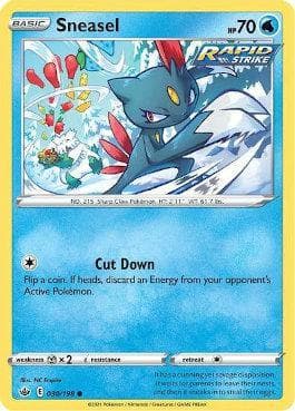 Carta Sneasel (30/198) do set Reinado Arrepiante — Pokémon TCG | Bynx