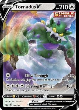 Carta Tornadus-V (124/198) do set Reinado Arrepiante — Pokémon TCG | Bynx
