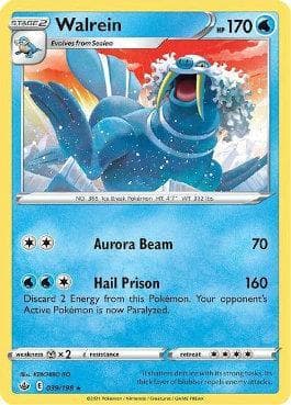 Carta Walrein (39/198) do set Reinado Arrepiante — Pokémon TCG | Bynx