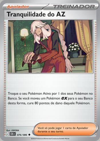 Carta AZ's Tranquility (076/086) do set Chaos Rising — Pokémon TCG | Bynx