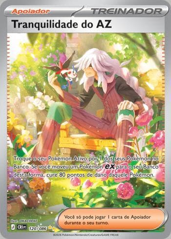 Carta AZ's Tranquility (120/086) do set Chaos Rising — Pokémon TCG | Bynx
