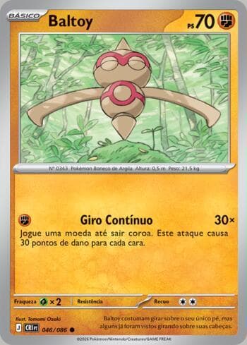 Carta Baltoy (046/086) do set Chaos Rising — Pokémon TCG | Bynx