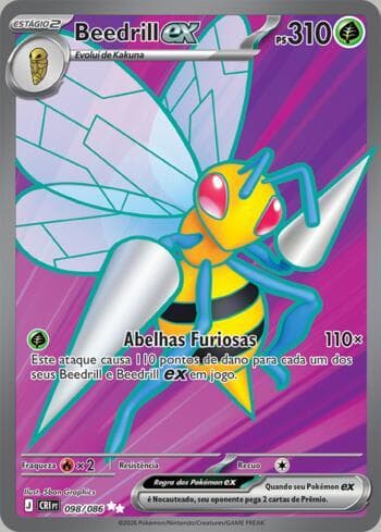 Beedrill ex (098/086) — Chaos Rising