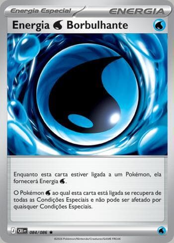 Carta Bubbly W Energy (084/086) do set Chaos Rising — Pokémon TCG | Bynx