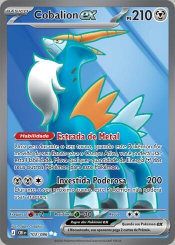 Cobalion ex (103/086) — Chaos Rising