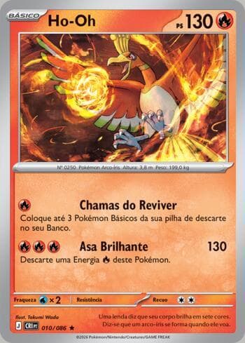 Carta Ho-Oh (010/086) do set Chaos Rising — Pokémon TCG | Bynx