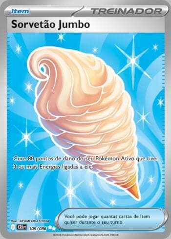 Carta Jumbo Ice Cream (109/086) do set Chaos Rising — Pokémon TCG | Bynx