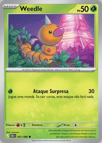 Weedle (001/086) — Chaos Rising