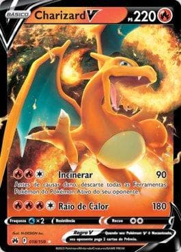 Charizard-V (018/159) — Realeza Absoluta