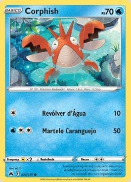 Carta Corphish (033/159) do set Realeza Absoluta — Pokémon TCG | Bynx
