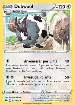 Carta Dubwool (122/159) do set Realeza Absoluta — Pokémon TCG | Bynx