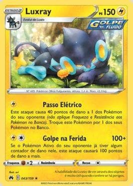 Carta Luxray (043/159) do set Realeza Absoluta — Pokémon TCG | Bynx