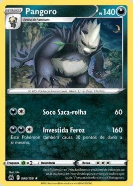 Carta Pangoro (080/159) do set Realeza Absoluta — Pokémon TCG | Bynx