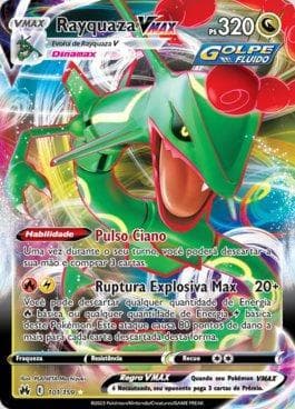Carta Rayquaza-VMAX (101/159) do set Realeza Absoluta — Pokémon TCG | Bynx