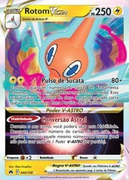 Carta Rotom-VSTAR (046/159) do set Realeza Absoluta — Pokémon TCG | Bynx