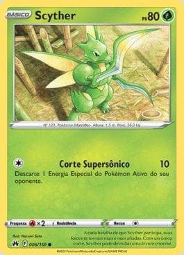 Carta Scyther (006/159) do set Realeza Absoluta — Pokémon TCG | Bynx