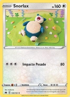 Carta Snorlax (109/159) do set Realeza Absoluta — Pokémon TCG | Bynx