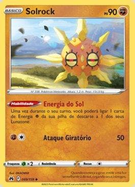 Carta Solrock (069/159) do set Realeza Absoluta — Pokémon TCG | Bynx