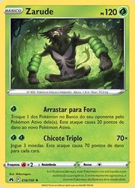 Carta Zarude (016/159) do set Realeza Absoluta — Pokémon TCG | Bynx