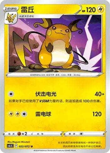 Raichu (022/072) — Liga BR — CS6