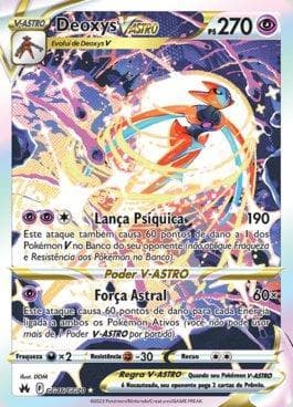 Carta Deoxys-VSTAR (GG46/GG70) do set Galeria de Galar — Pokémon TCG | Bynx