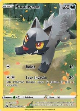 Carta Poochyena (GG33/GG70) do set Galeria de Galar — Pokémon TCG | Bynx