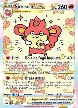 Carta Simisear-VSTAR (GG37/GG70) do set Galeria de Galar — Pokémon TCG | Bynx