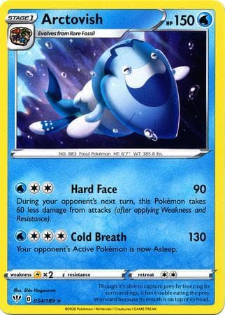 Carta Arctovish (54/189) do set Escuridão Incandescente — Pokémon TCG | Bynx