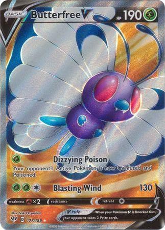 Butterfree-V (177/189) — Escuridão Incandescente