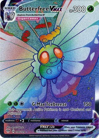 Butterfree-VMAX (190/189) — Escuridão Incandescente