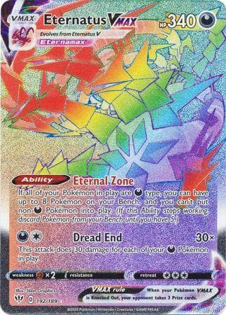 Eternatus-VMAX (192/189) — Escuridão Incandescente