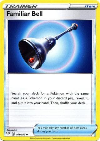 Carta Familiar Bell (161/189) do set Escuridão Incandescente — Pokémon TCG | Bynx