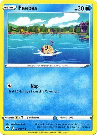 Carta Feebas (38/189) do set Escuridão Incandescente — Pokémon TCG | Bynx