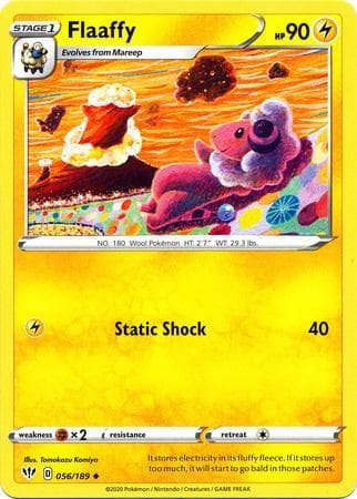 Carta Flaaffy (56/189) do set Escuridão Incandescente — Pokémon TCG | Bynx