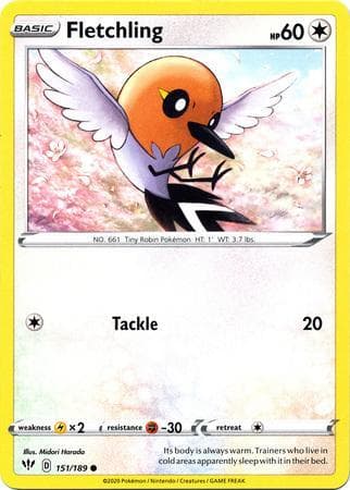 Fletchling (151/189) — Escuridão Incandescente