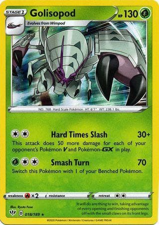 Golisopod (18/189) — Escuridão Incandescente