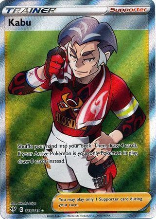 Carta Kabu (186/189) do set Escuridão Incandescente — Pokémon TCG | Bynx