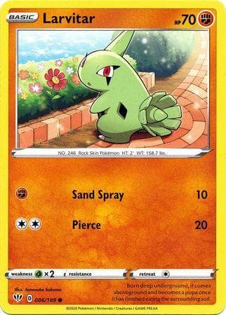 Larvitar (86/189) — Escuridão Incandescente