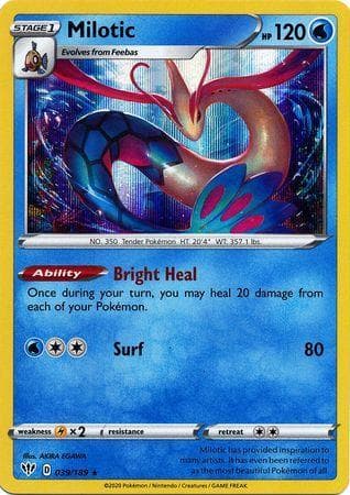 Milotic (39/189) — Escuridão Incandescente