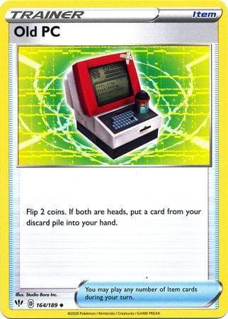 Carta Old PC (164/189) do set Escuridão Incandescente — Pokémon TCG | Bynx