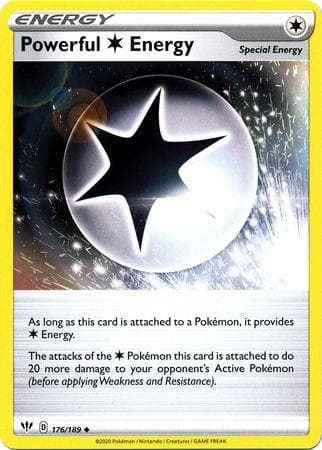 Carta Powerful C Energy (176/189) do set Escuridão Incandescente — Pokémon TCG | Bynx