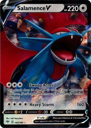 Salamence-V (143/189) — Escuridão Incandescente
