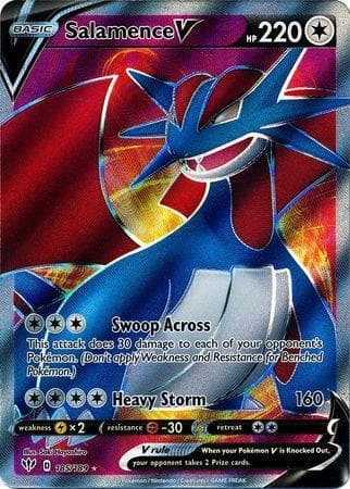 Salamence-V (185/189) — Escuridão Incandescente
