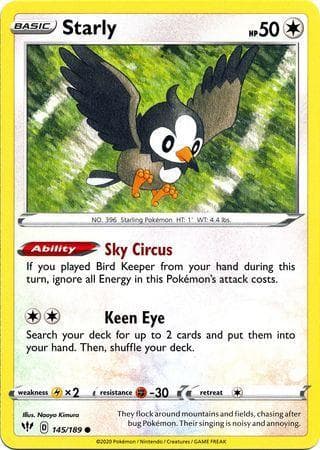 Starly (145/189) — Escuridão Incandescente