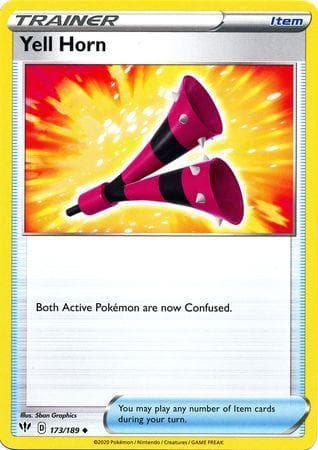 Carta Yell Horn (173/189) do set Escuridão Incandescente — Pokémon TCG | Bynx