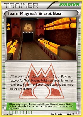 Base Secreta da Equipe Magma / Team Magma — Crise Dupla
