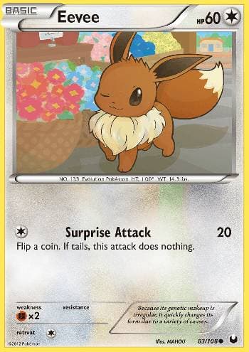 Eevee (83/108) — Exploradores da Escuridão