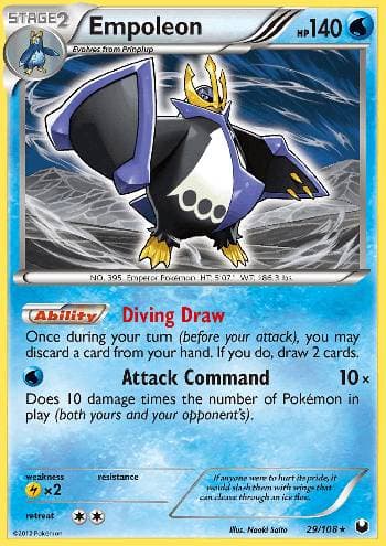 Carta Empoleon (29/108) do set Exploradores da Escuridão — Pokémon TCG | Bynx