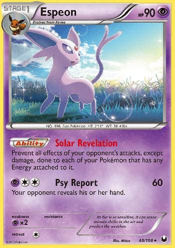 Carta Espeon (48/108) do set Exploradores da Escuridão — Pokémon TCG | Bynx