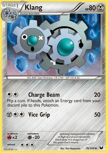 Carta Klang (76/108) do set Exploradores da Escuridão — Pokémon TCG | Bynx